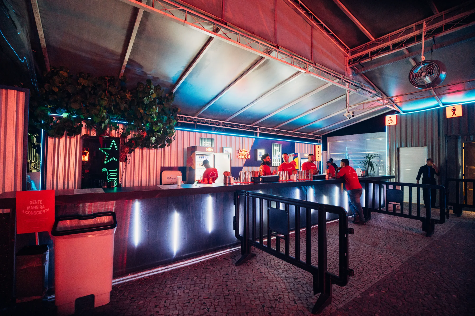 Bar e estrutura do Parque